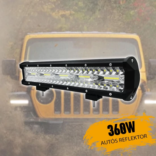 Autós LED reflektor 360W