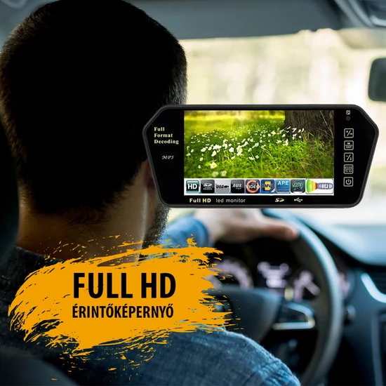 Bluetooth Full HD érintőképernyős kijelző