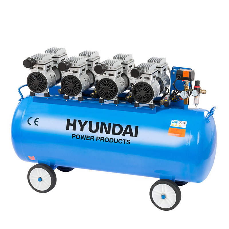 Hyundai csendes olajmentes kompresszor, 8 bar - HYD-200F