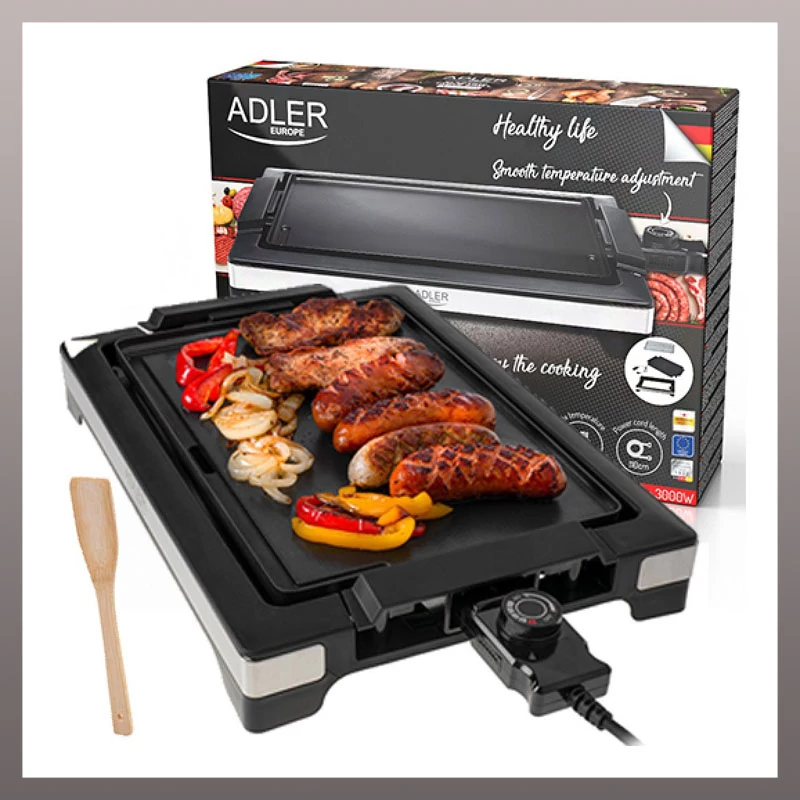 3000W ELEKTROMOS GRILL AD 6613