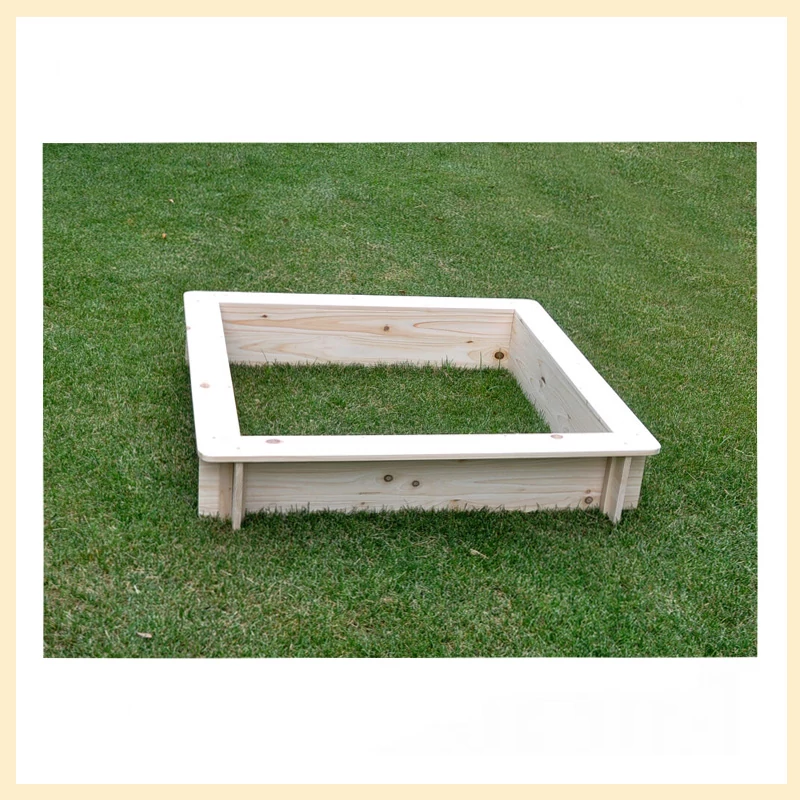 Homokozó fából 100x100x20cm 012192