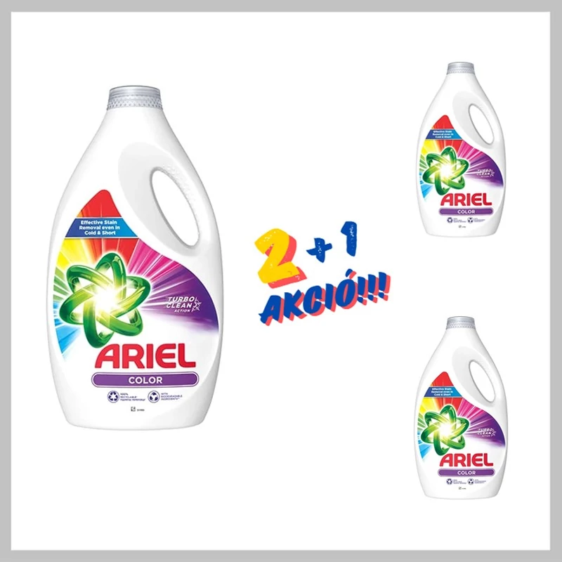 Ariel mosószer 17 mosás 850ml ARIEL17 2+1 AKCIÓ ARIEL17-2+1