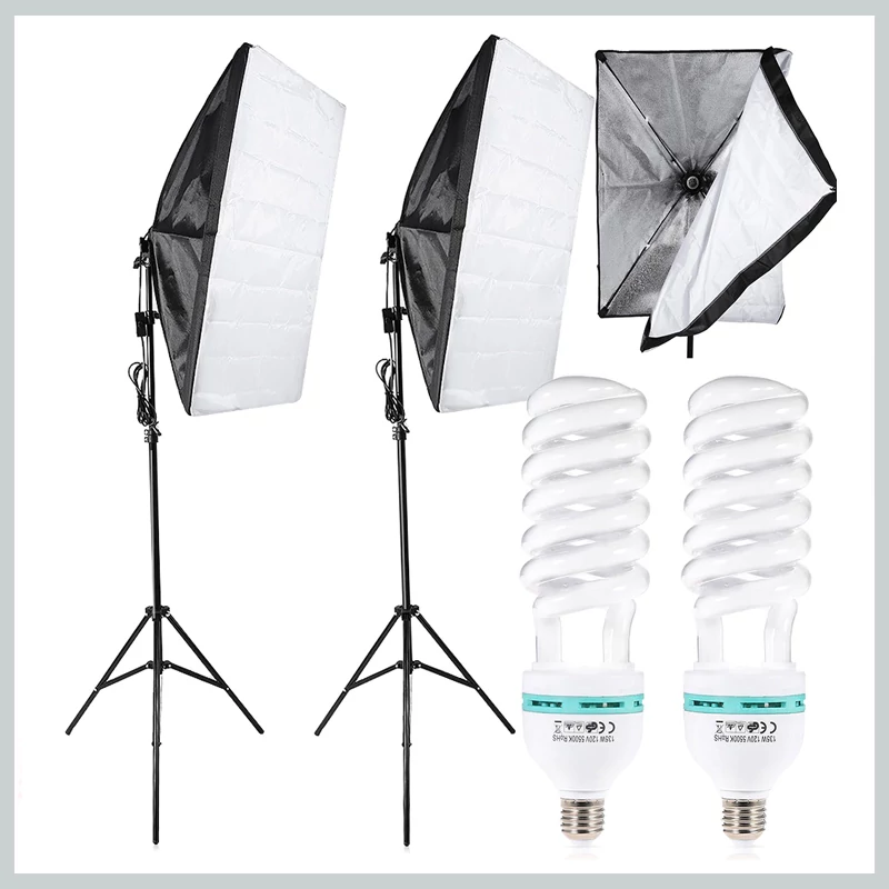 Soft box állványkészlet 2x 135W 27146
