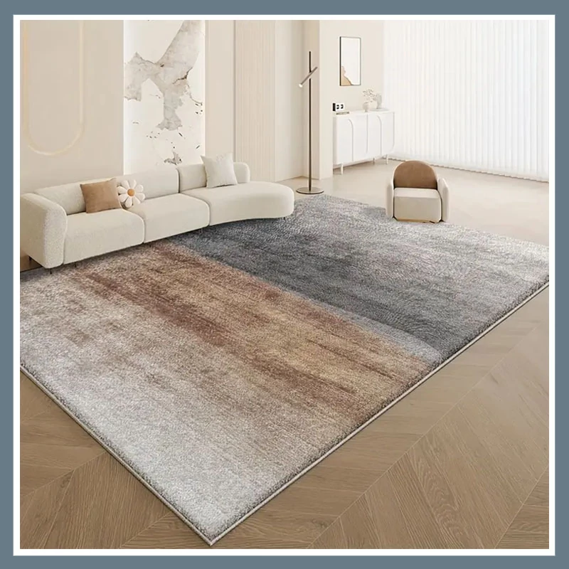 Puha gyapjú szőnyeg - Fekete & Barna 100x160cm DK907930-1