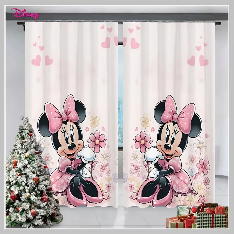 Disney Minnie egér mintás sötétítő függöny, 2 db 130 x 210 cm BK1247938-2