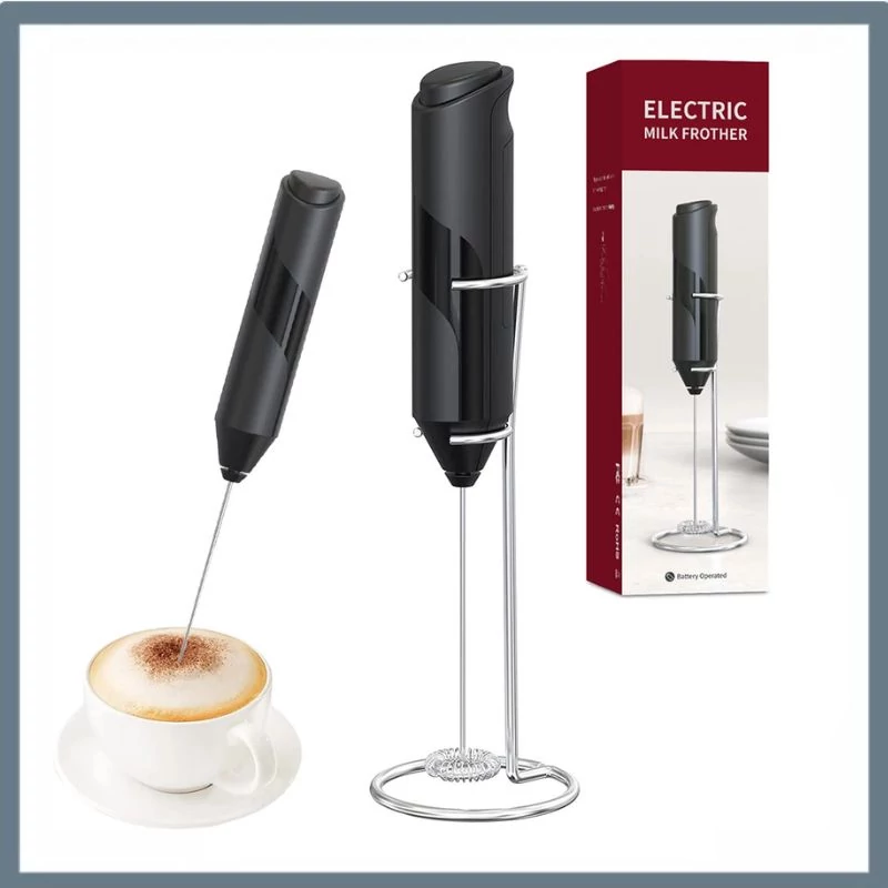 Tejhabosító, kávé tamper, mini mixer állvány 07083