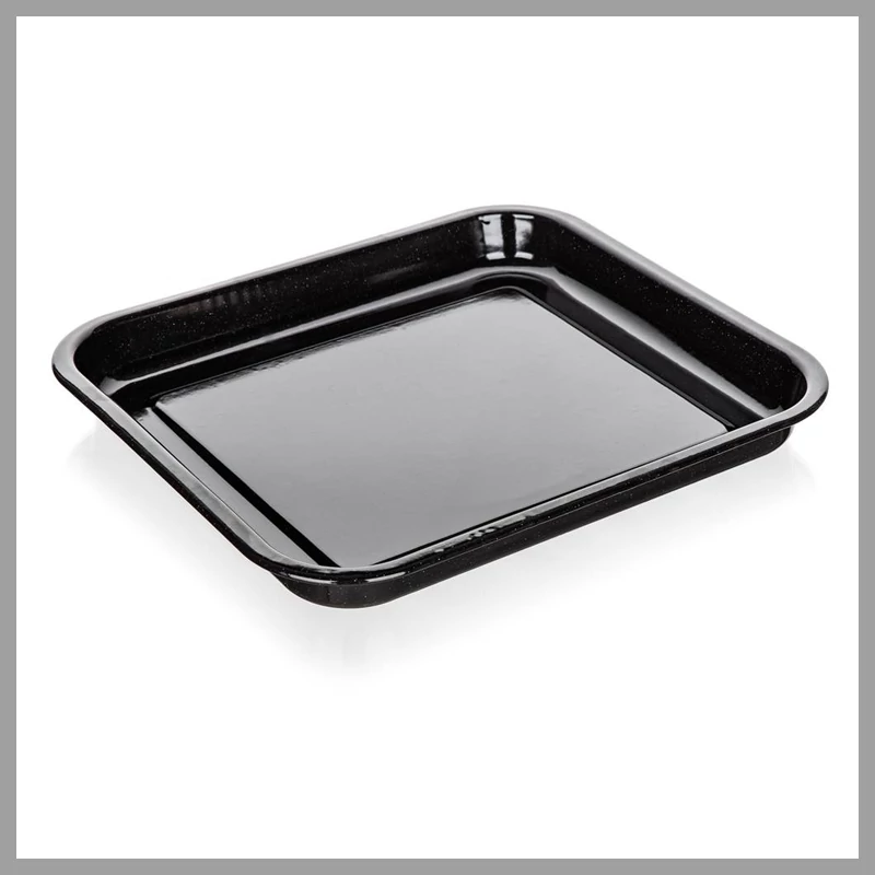 BANQUET Zománcozott tepsi CULINARIA, Fekete, 41 x 37 x 4 cm 13705043