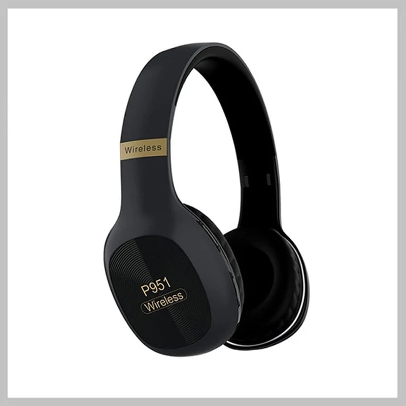 P951 Wireless bluetooth fejhallgató fekete HH-23