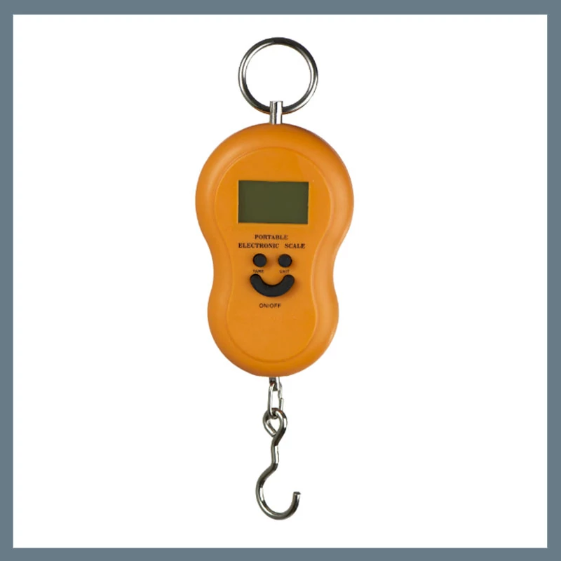 Elektronikus mérleg csomagok, zöldségek és halak mérésére, maximum 40 kg, horoggal CDT-603