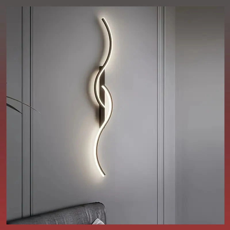 Modern LED Hosszú Csíklámpa fekete BF1427387