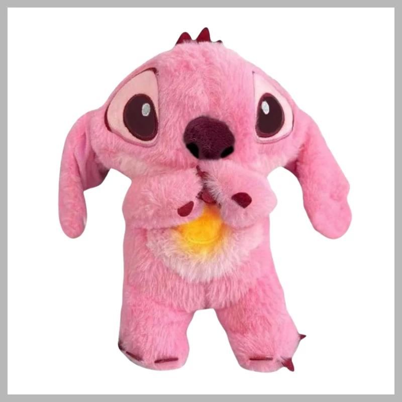 Stitch lélegző plüssfigura, 30 cm, rózsaszín 61772919-2
