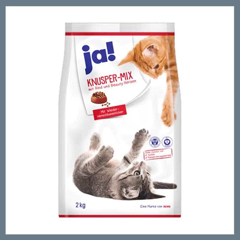 ja! Knusper-Mix Száraz macskaeledel marhahúsból 2kg 7972906