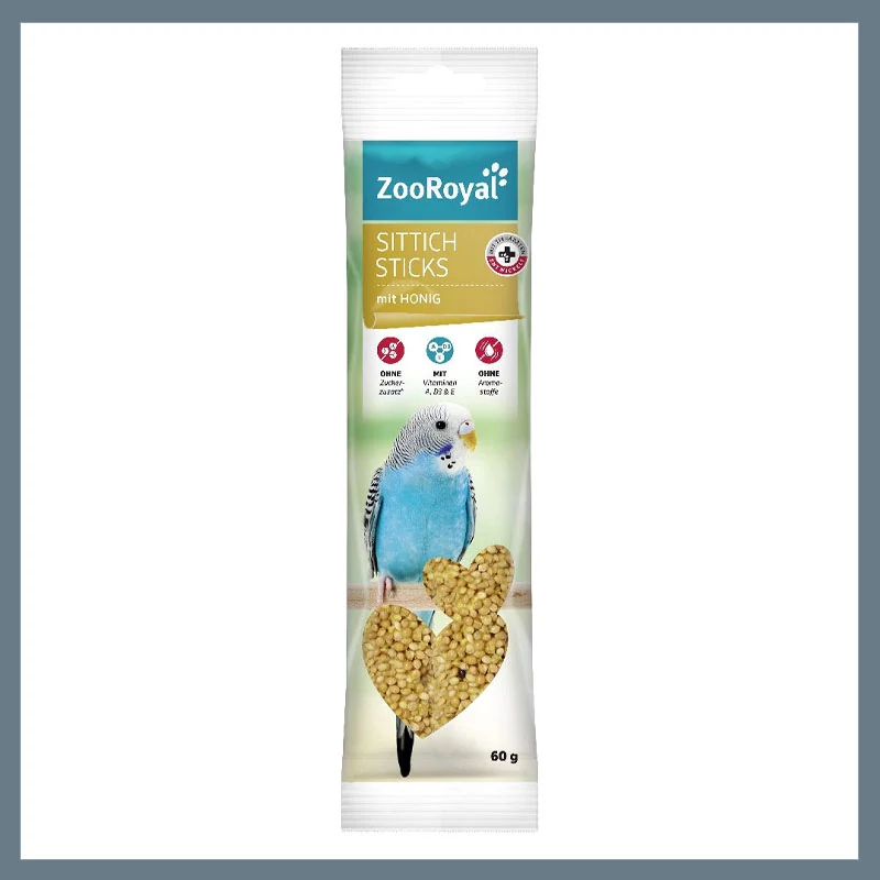 ZooRoyal Mézes rudak papagájoknak 60g 7985453