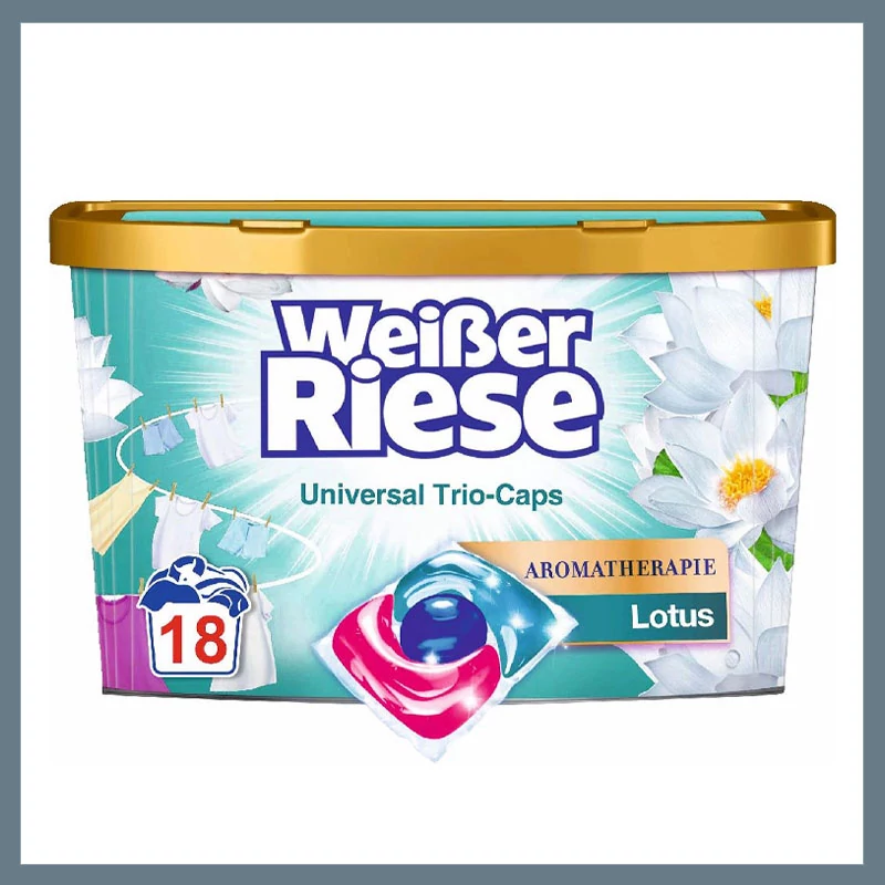 Weißer Riese Universal – Lotus aromaterápiás illattal, 18 mosókapszula 8910165