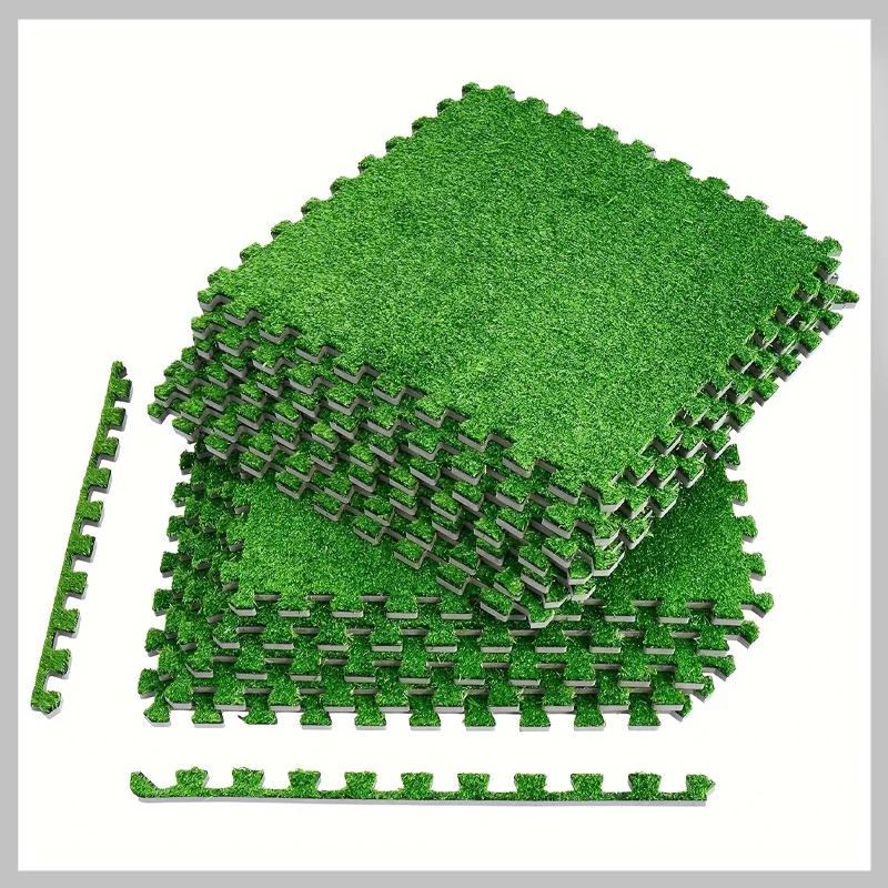 24 db prémium, összekapcsolható műfű csempe – 32 x 32 cm BY267500-2
