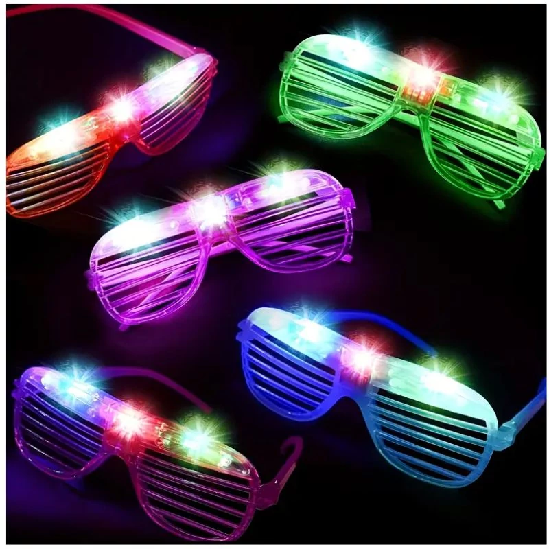 24 db Világító LED party szemüveg – több színben KH553976