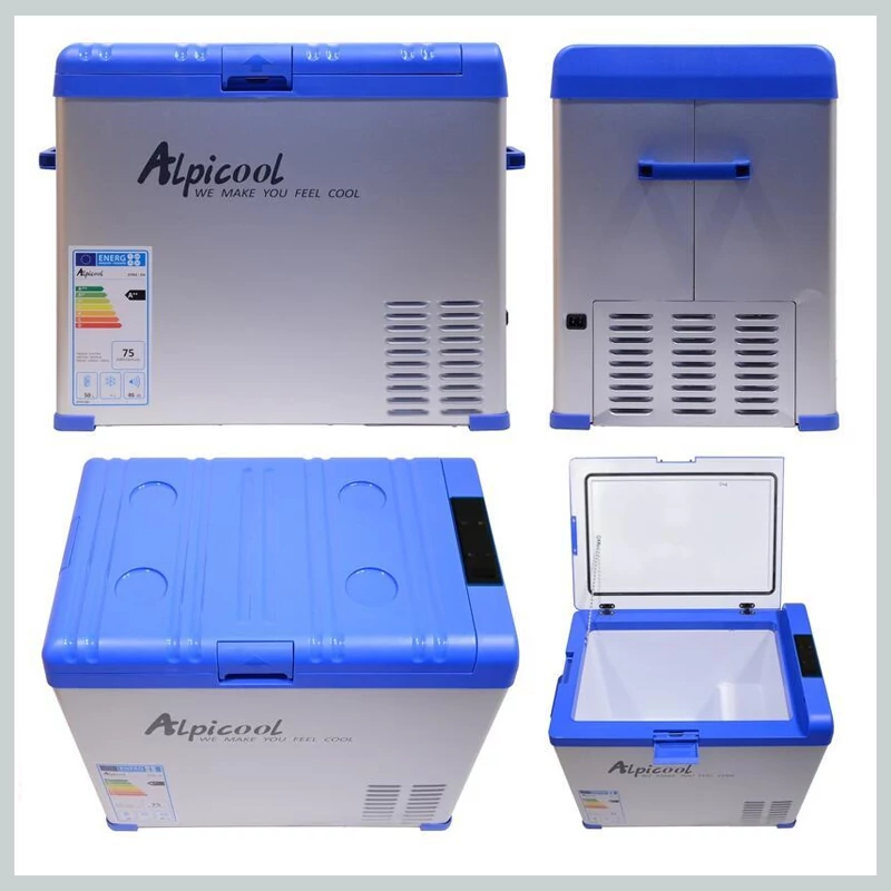 Kompresszoros autós hűtő – BLUE 50L, 12/24V és 230V, -20 °C 07092
