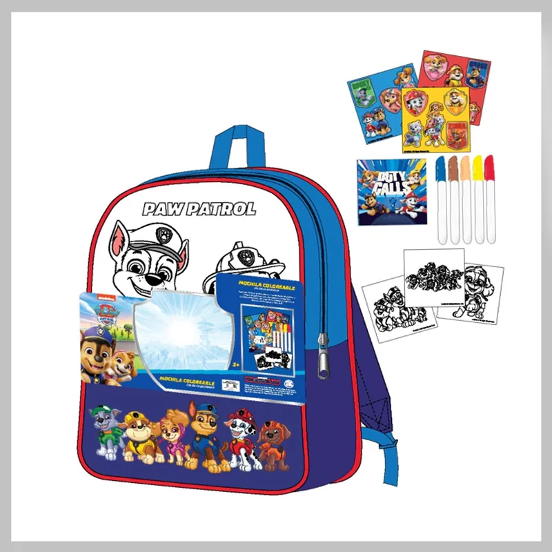 PAW PATROL színezhető iskolatáska 2700001822 