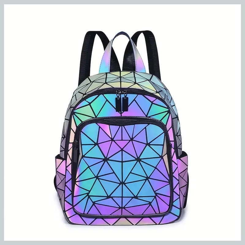 Holografikus hátizsák geometrikus mintával YH1894448-A 