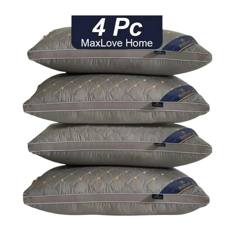 4 db luxus szállodai párna - Szürke MM3135850-2