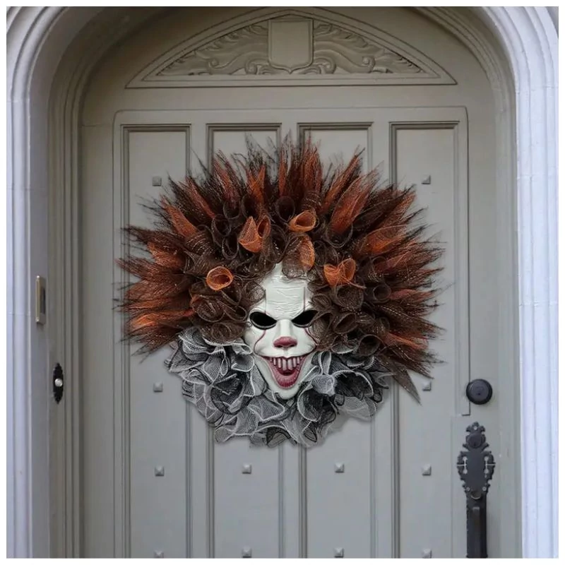 Halloween ajtódísz ijesztő maszkkal – 55 cm WM5555816