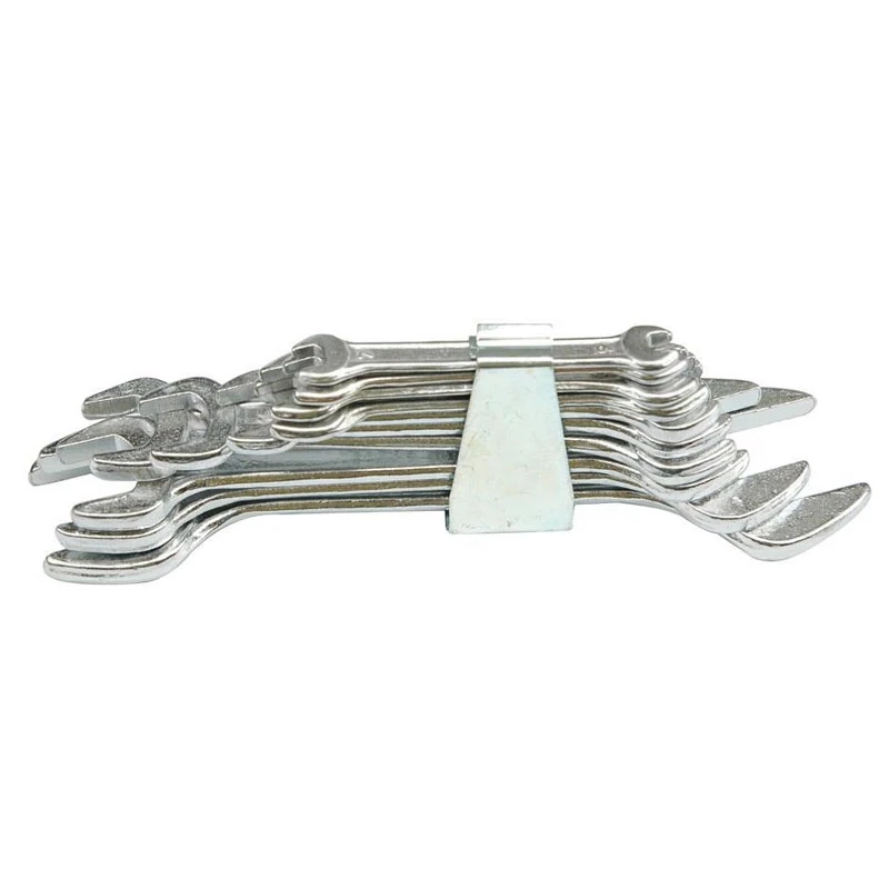 Kétoldalas villáskulcs készlet – 10 db (6–32 mm) TO-50610