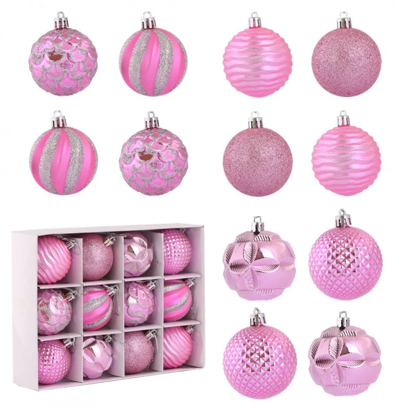 Karácsonyi díszgömbök – 12 db, 6 cm BSN10WZ2