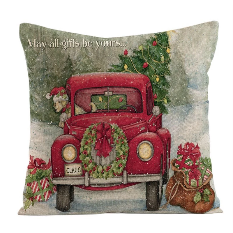 Karácsonyi díszpárnahuzat – 45 × 45 cm POD173