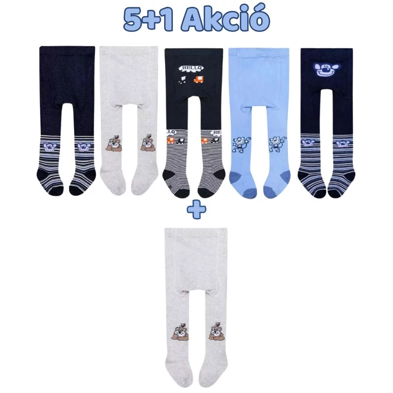 5+1 Baba pamut harisnyanadrág 12-18 hónapos korig MGH8008D-3
